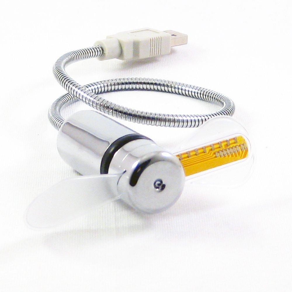 Reloj de ventilador LED USB,
