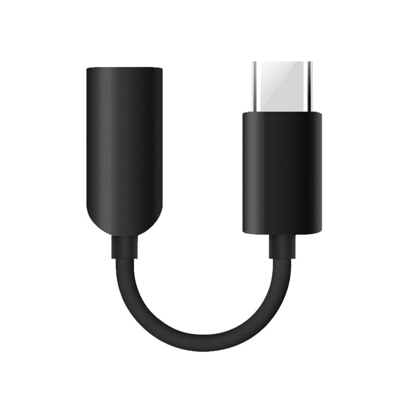 Originele Xiaomi 3.5 MM Koptelefoon Jack Adapter Type-C Audio Kabel Converter USB 3.1 Voor Xiaomi 6/7 /Mix 2 S/6X Bellen/Afstandsbediening