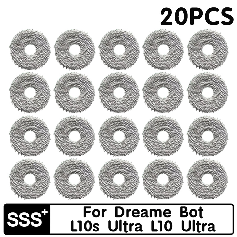 Voor Dreame Bot L10s Ultra L10 Ultra Robot Stofzuiger Onderdelen Rubberen Zijborstel Hepa Filter Mop Rag Stofzak Optioneel: Donker Kaki
