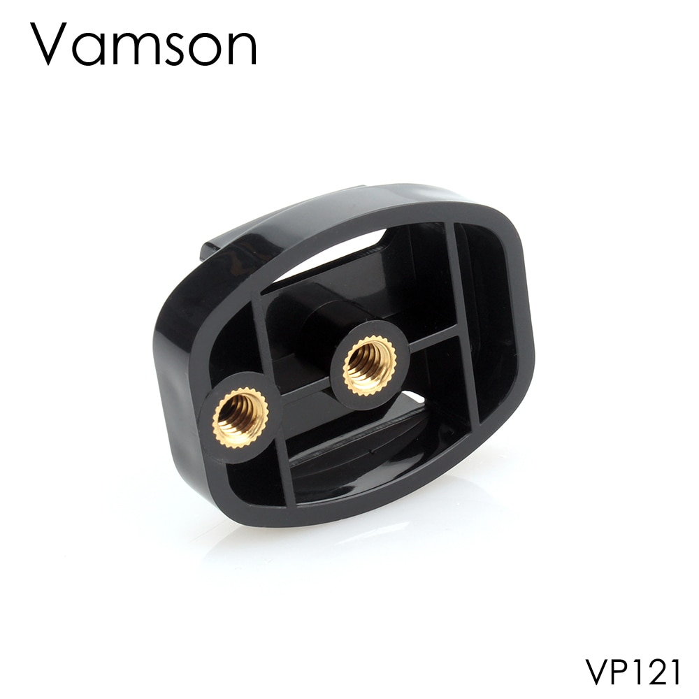 Vamson Voor Go Pro Accessoires Quick-Release 1/4 "Schroef Platte Oppervlak Gesp Statief Voor Gopro Hero 8 7 6 5 4 3 + Voor Yi 4K