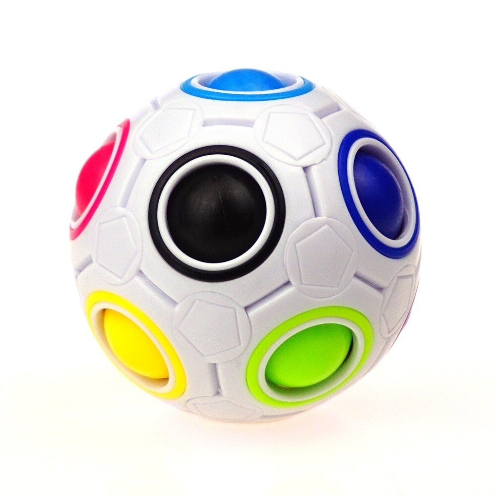 CuberSpeed YJ Rainbow Ball Magic cube with color box puzzle Magic Rainbow ball puzzle