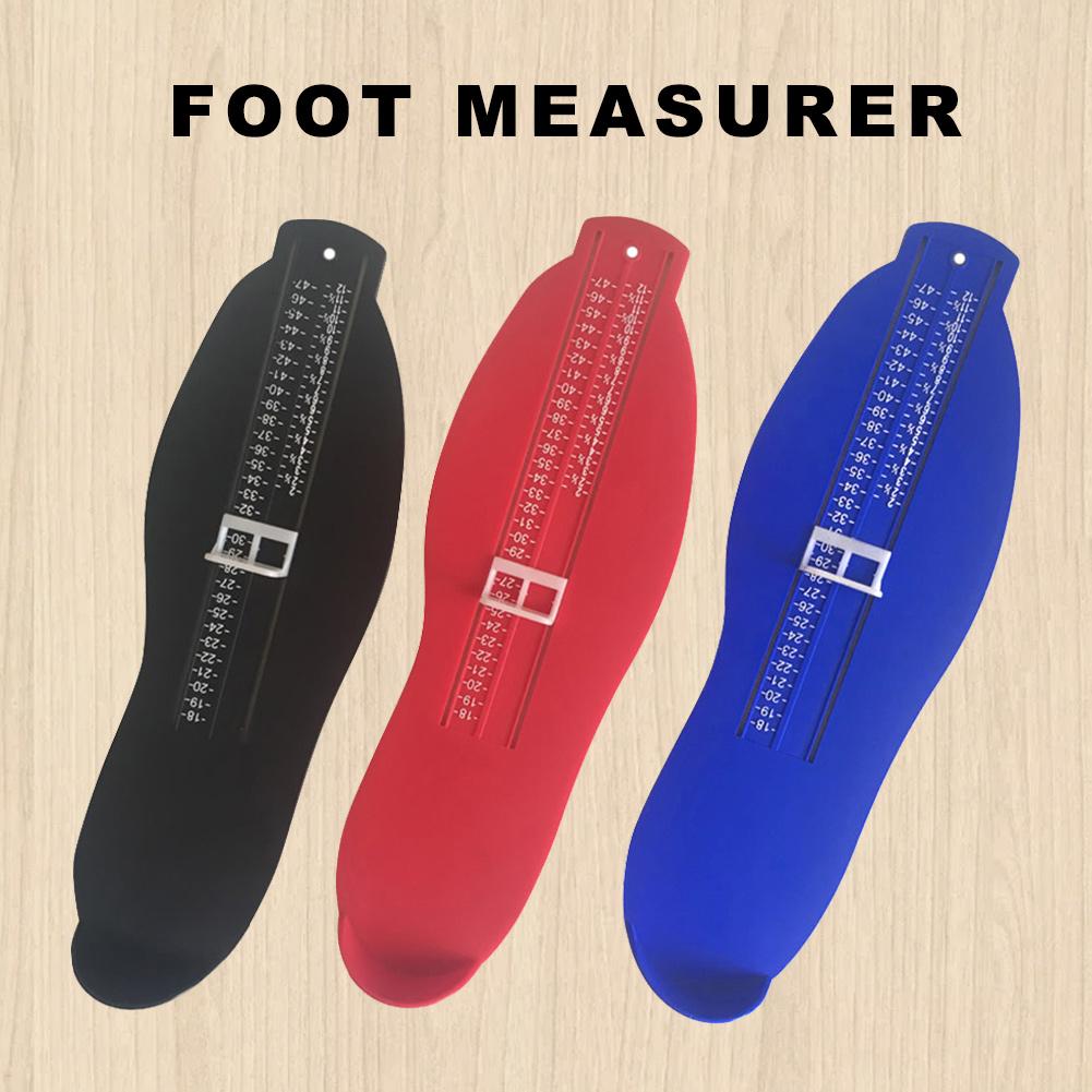 Outil de mesure de pied unisexe, taille EU/UK Yards, jauge de chaussures pour adultes, aide à la règle de mesure de la taille, raccords de chaussures pour adultes de 18 à 47 Yards