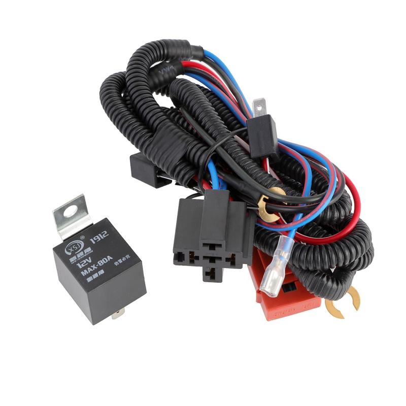 Universal 12V Car air Horn Cable Relay Wire Harness For Tone Horns Motorcycle Car Boat Truck Vehicle Horn wire Wiring Kit