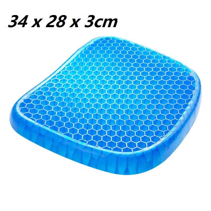 Atmungsaktive Arsch Kissen Gel Kissen Für Sitz Doppel-schicht Eis Pad Gel Pad Nicht-Rutsch Verschleiß-Beständig kühlung Auto sitzkissen: 34x28cm