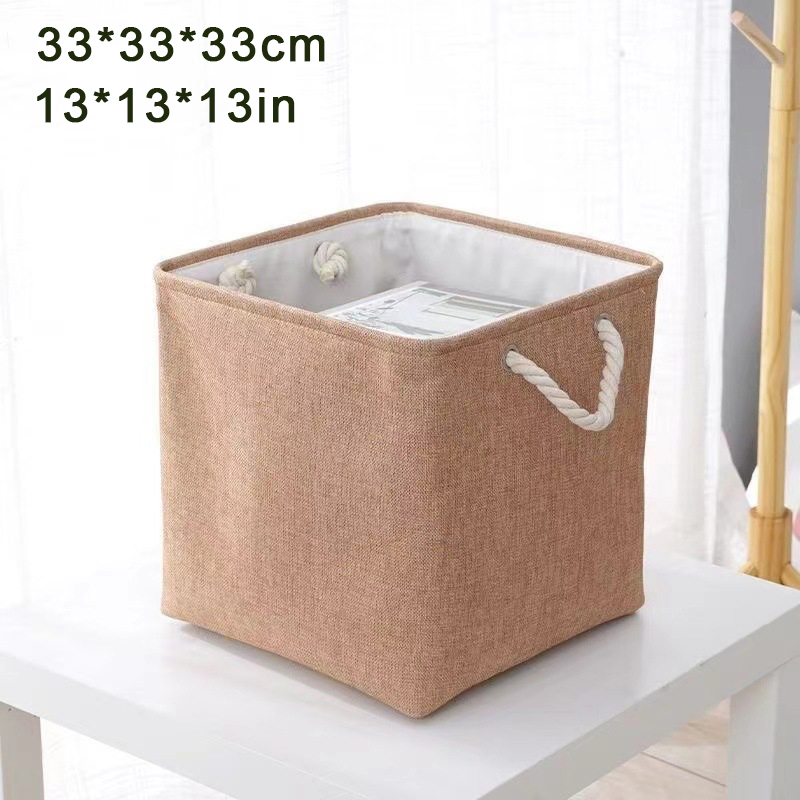 Woonkamermand Opbergruimte Wasmand Opvouwbare linnen opbergmand Ondergoed Sokken Babyspeelgoed Opbergmand: Roze