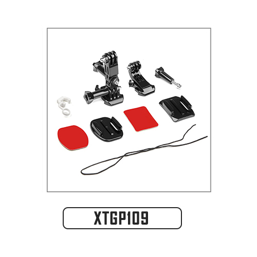 Schieten Actie Camera Helm Statief Mounts Voor Gopro Hero 7 8 5 6 Xiaomi Yi 4K Sjcam SJ4000 SJ5000 SJ7 H9 Voor Gopro 7 8 Accessoire: XTGP109