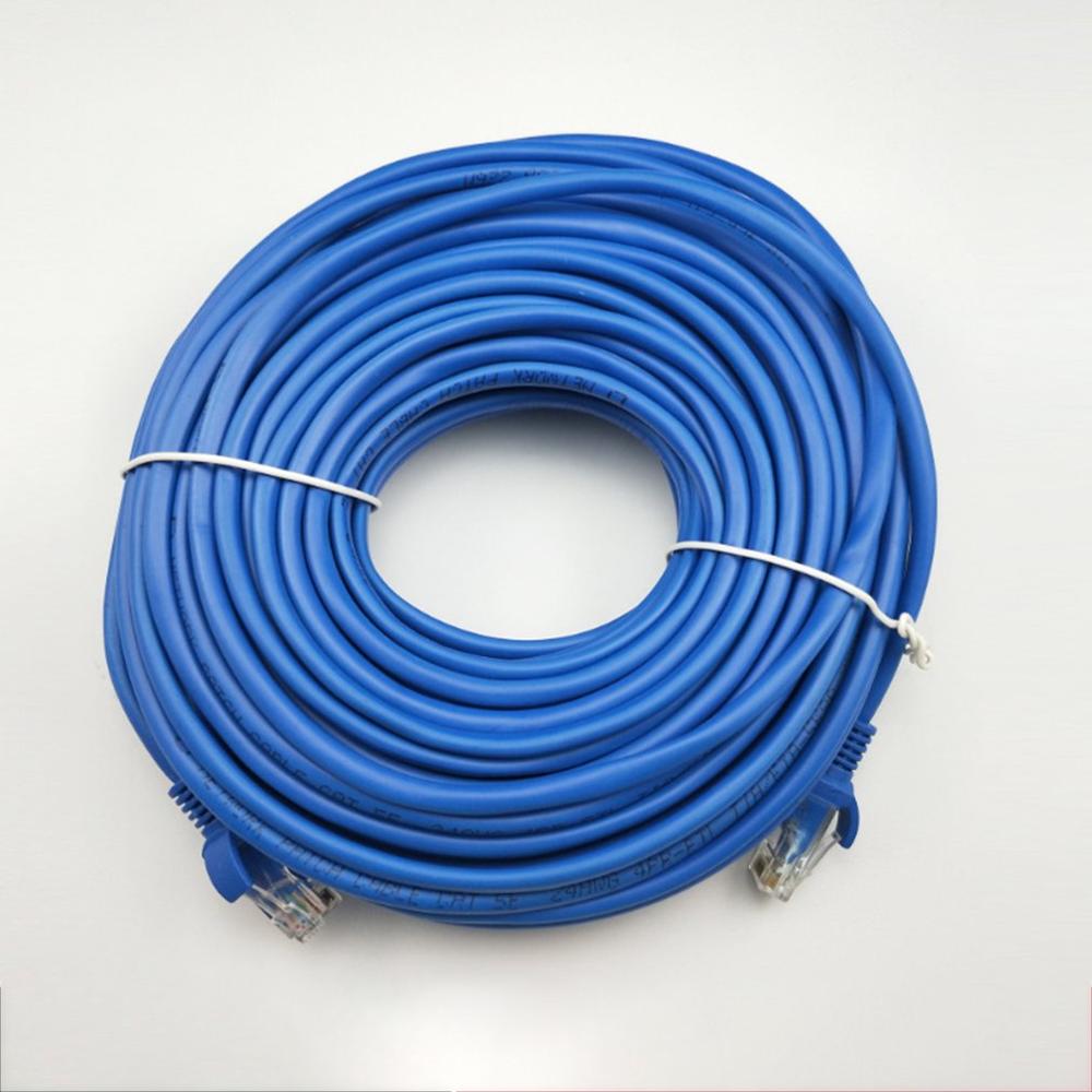 5/10/15/20/25/30/50m CAT5 100M RJ45 Ethernet Cables Connector Ethernet Internet Network Cable Cord Wire Line Blue Rj 45 Lan CAT5