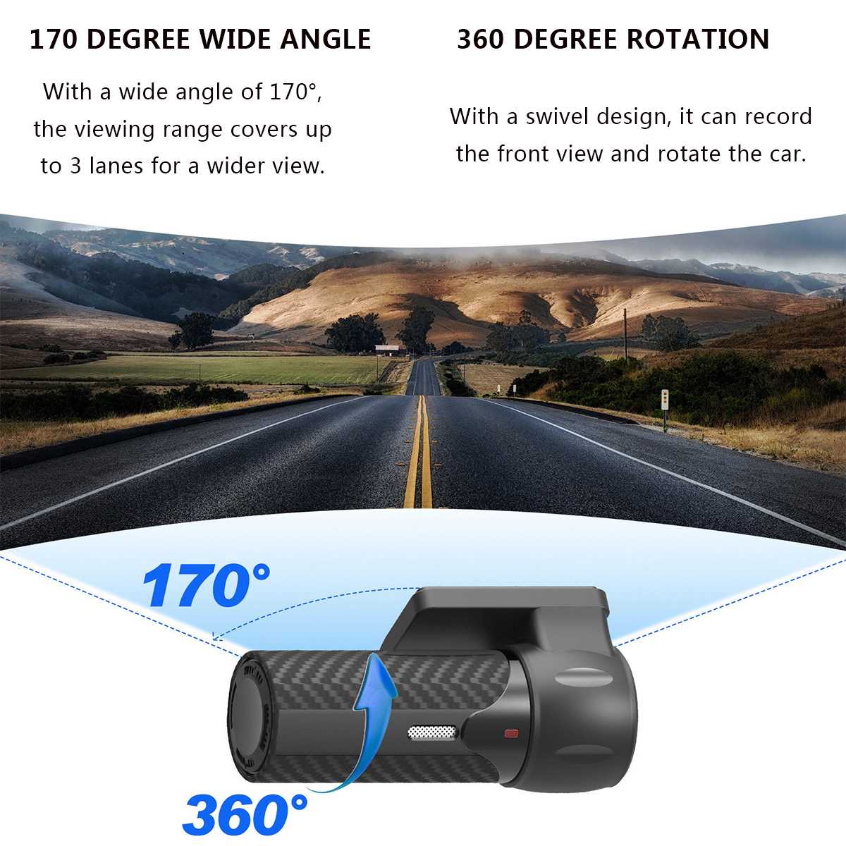 HD 1080P Automatic Vehicle Video Recorder Dash Cam Dashcam Mini Car DVR WIFI APP Nighr Vision 170 Degree G-sensor Wifi
