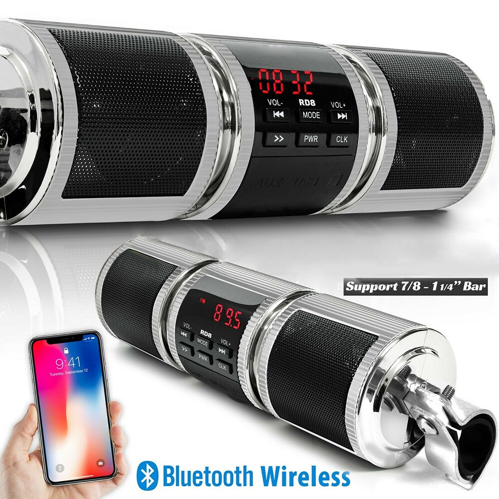 Lautsprecher Motorrad Audio- Bluetooth Specker System Wasserdichte Audio- Motorrad