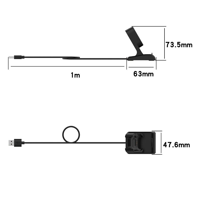 Chargeur USB pour montre Xiaomi Mi Watch Lite Redmi, câble de chargement, accessoires de montre intelligente, Dock adaptateur