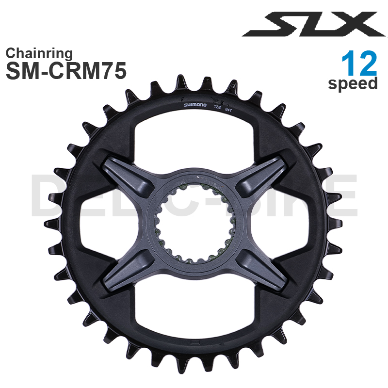 SHIMANO DEORE M6100-Plato para FC-M6100 SLX M7100 XT M8100 30T 32T FC-MT510 32T 34T y SM-CRM75 32 34T SM-CRM85 32 34 36T: Borgoña