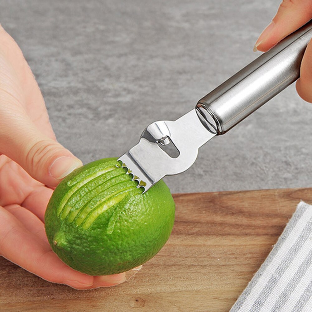 Stainless Steel Fruit Citrus Lemon Peeler Cutter Slicer Grater Kitchen Gadget Fruit &amp; Vegetable Tools