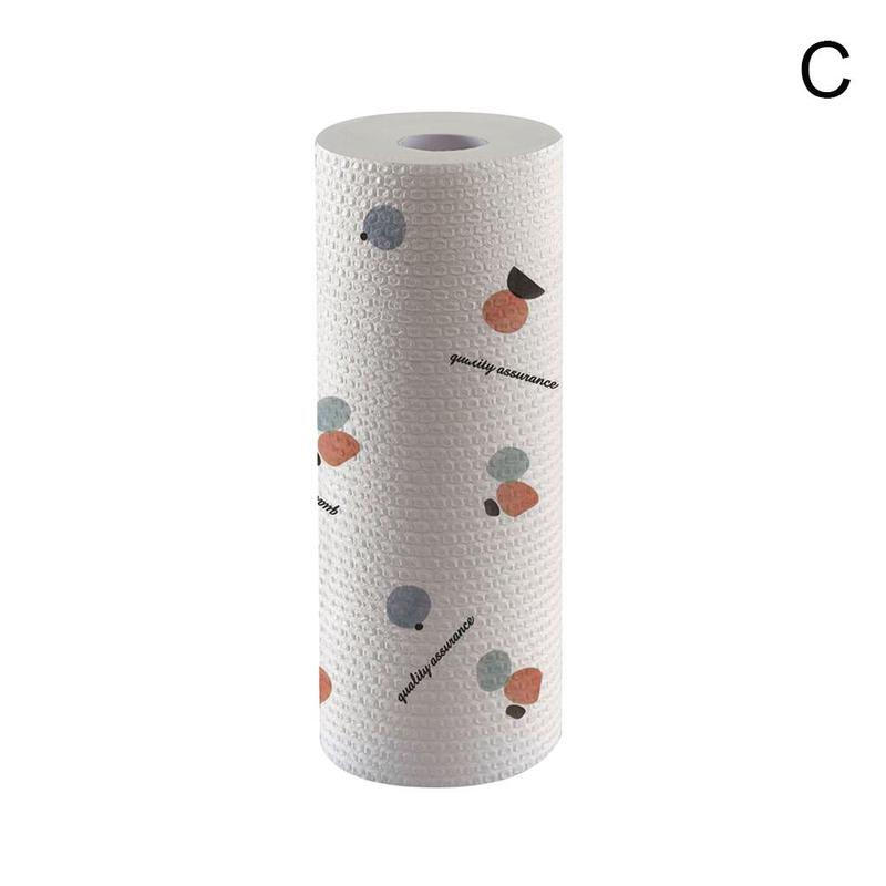 Trapos de limpieza desechables para el hogar, paño de cocina en seco y mojado, lavable, no tejido, C4X3: Geometric