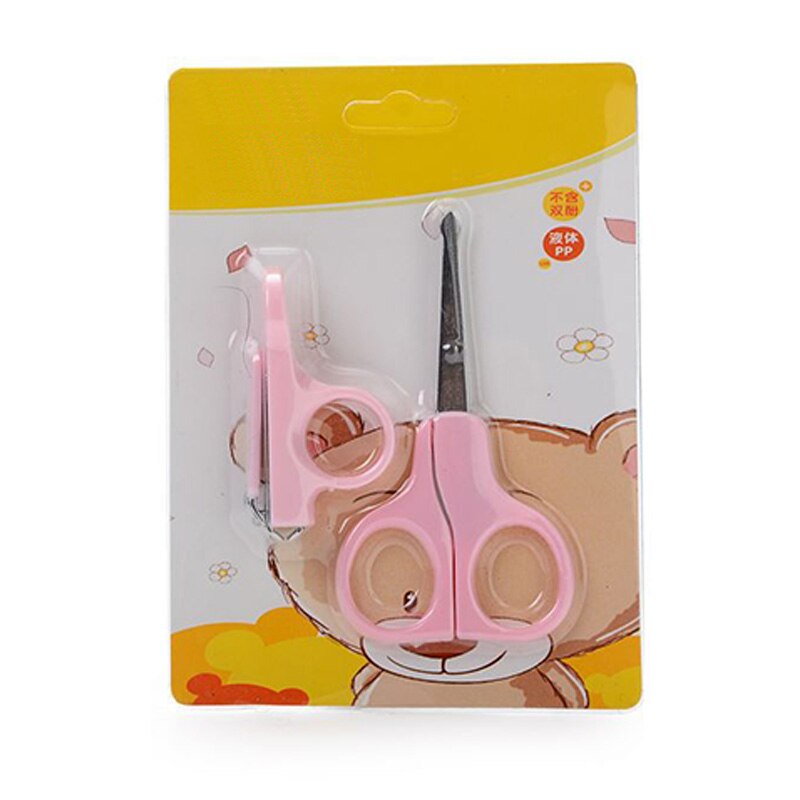 Praktische peuter nagelknipper, baby schaar, mini nagelverzorging, handige dagelijkse baby nagelverzorging, baby nagelschaar, manicureset: Roze