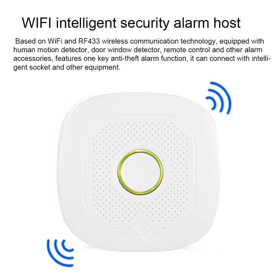 Smart WiFi Alarm Anti-Theft Security Burglar Alarm System for Alexa / Tuya EU 100-240V