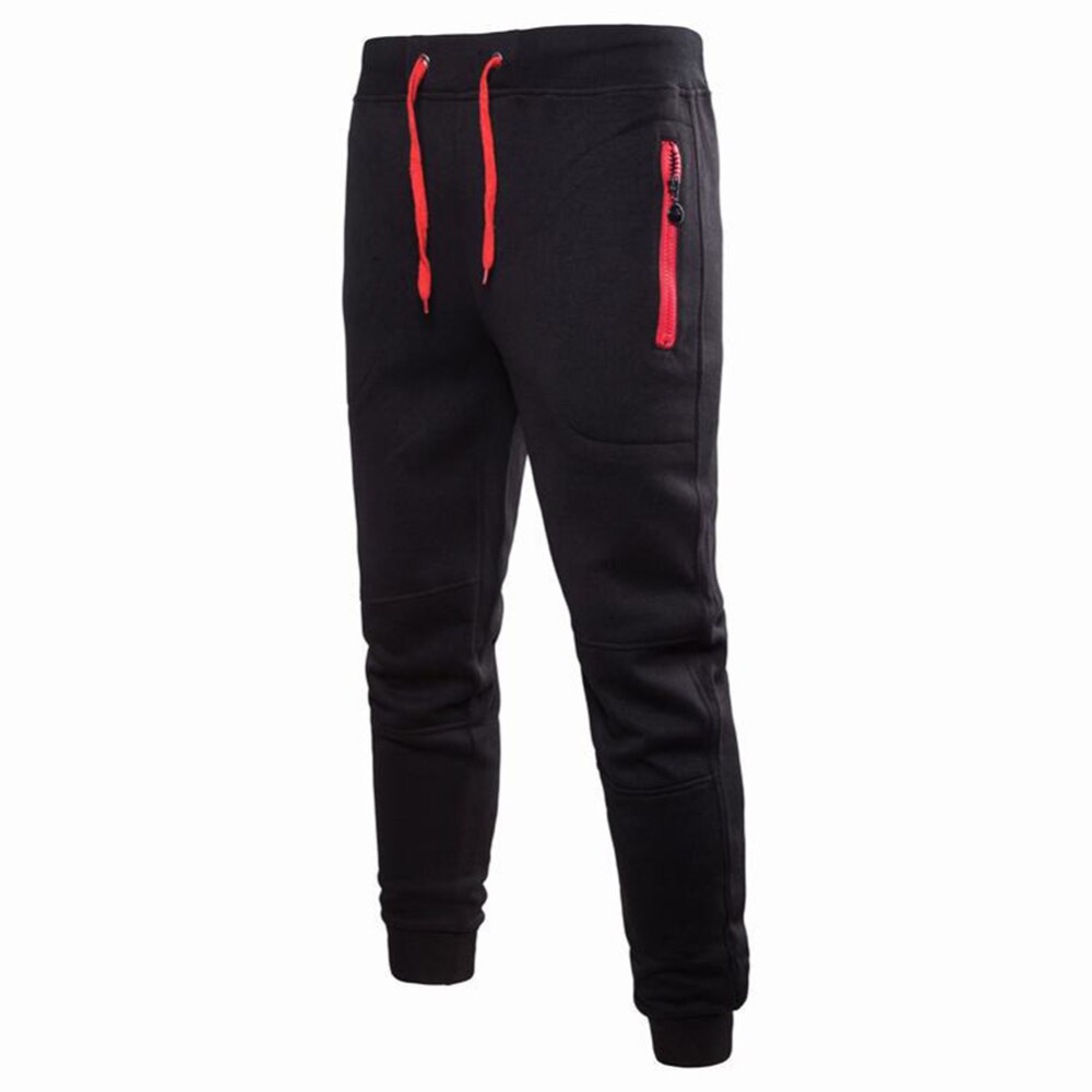 Mannen Sport Broek Broek Trainingspak Fitness Workout Joggers Gym Joggingbroek: Black / M