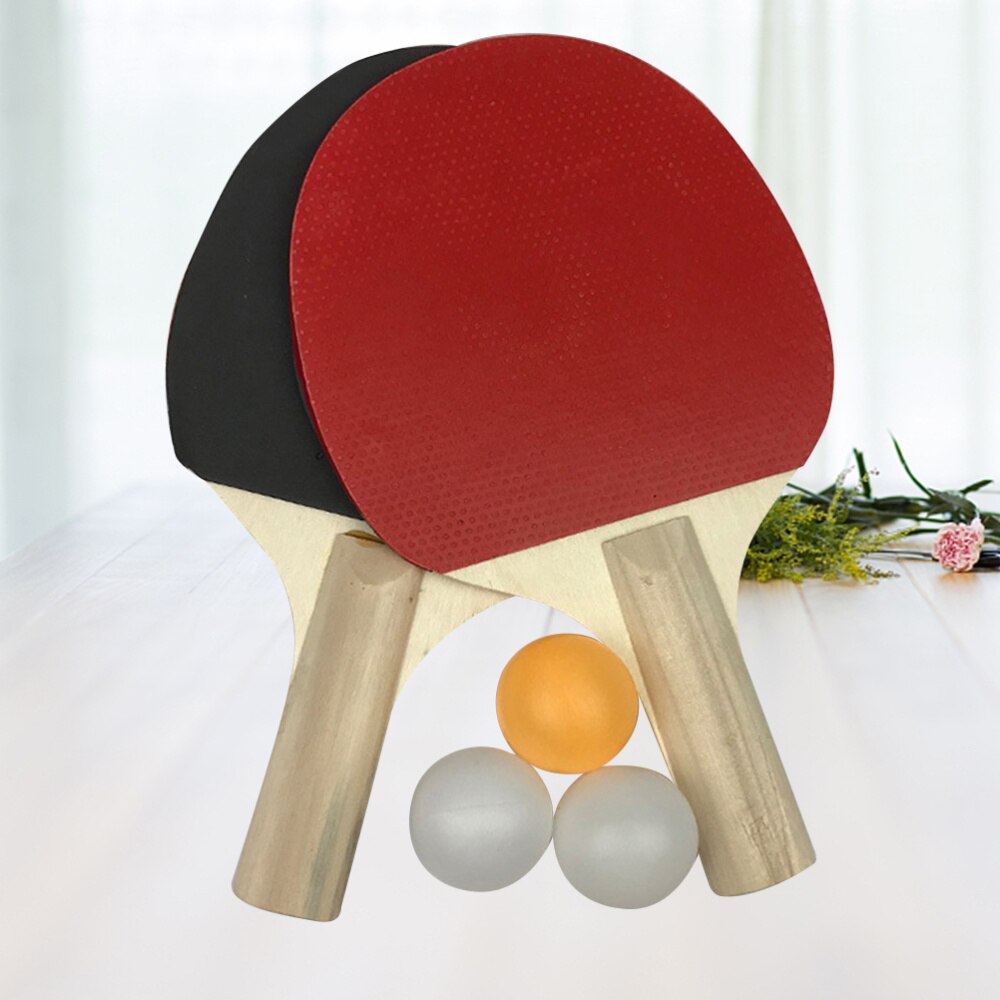 Rubber Geconfronteerd Tafeltennis Racket Beginner Training Ping-Pong Boord Tafeltennis Racket Set