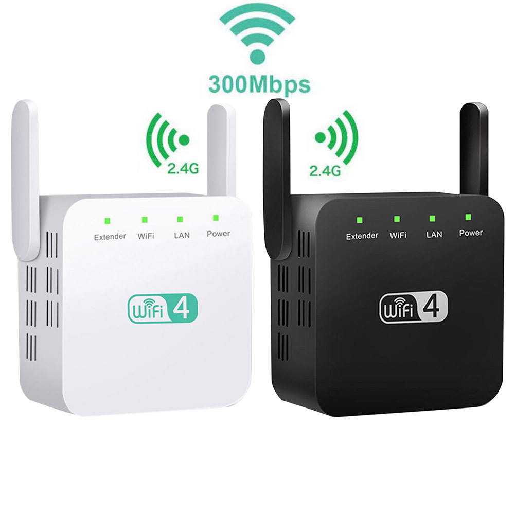 Customizable Wireless WIFI Repeater Booster Amplifier Network Expander Power Antenna for Router Long Range Extender 300Mbps