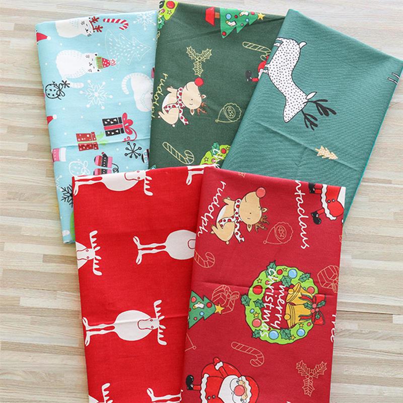 25cm x 25cm 100% bawełna świąteczna kołdra patchworkowa tkanina drukowana szycie tkaniny pikowane na splot krzyżowy dmc materiał ręcznie robiony