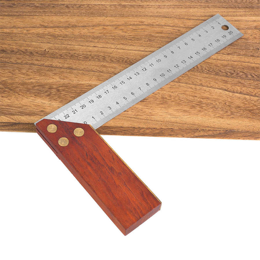 Carpenter Angle 250mm 90 degree Right Angle Construction Ruler Hand Tool