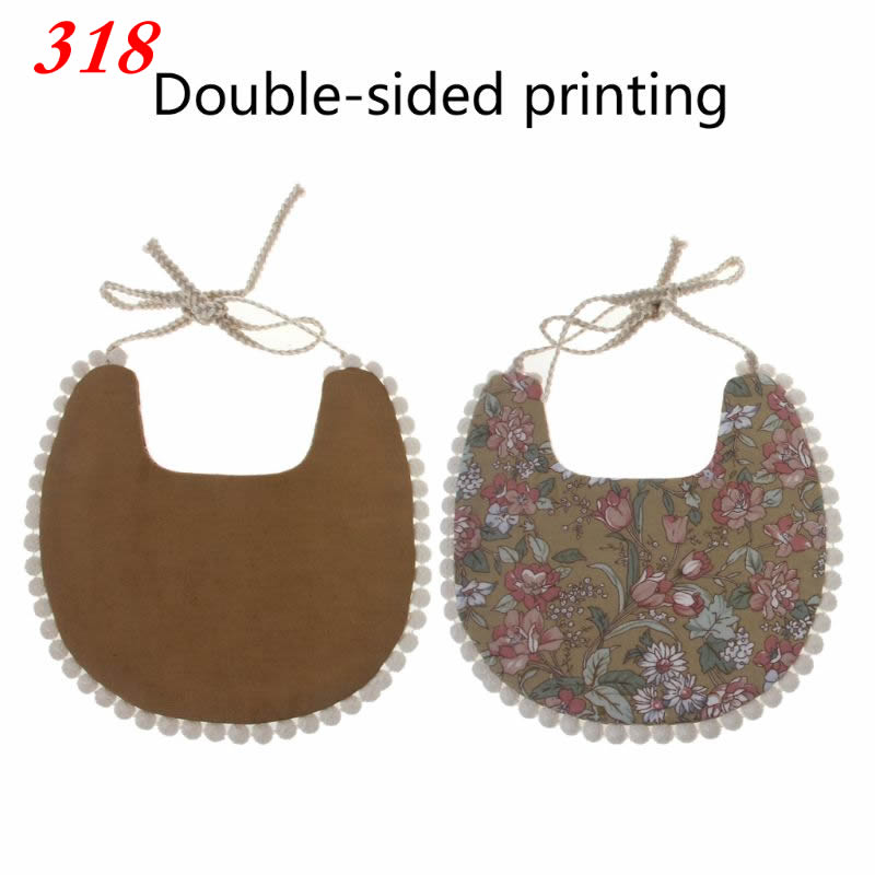 Bébé gland salive serviette florale Vintage -né photographie Double face bavoirs garçons filles accessoires Bandana campagne Costume enfants: 318