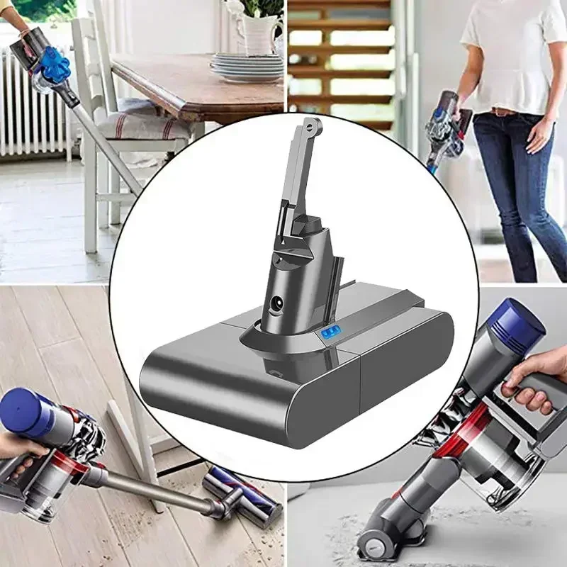12800mAh/9800mAh 21.6V do baterii Dyson V8 Absolute V8 Animal Li-ion SV10 seria odkurzaczy akumulatory