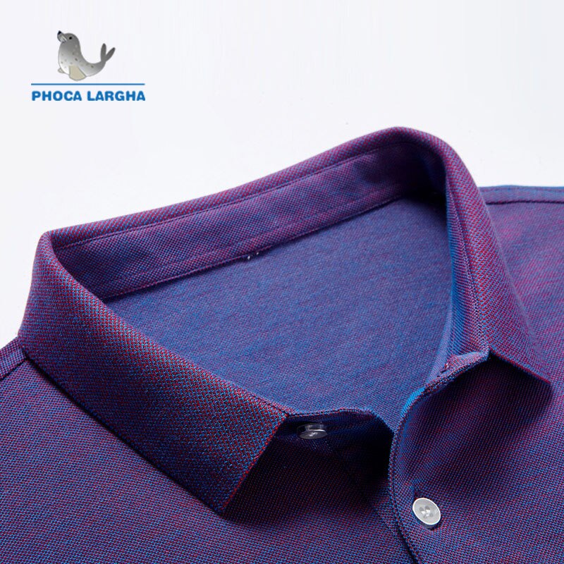 Mannen Polo Shirt Mode Zomer Business Casual Ademend Wit Gestreepte Korte Mouw Polo Shirts Mannelijke Kleren