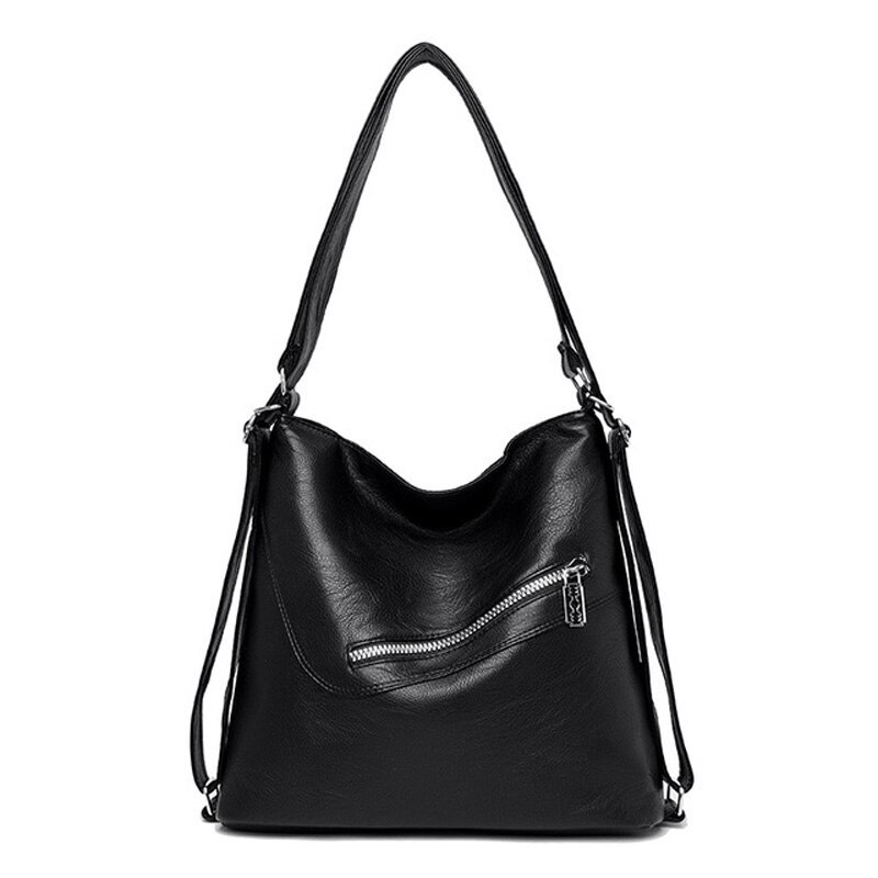 Sacs à main en cuir Pu pour femmes, sac à bandoulière de grande capacité, bourse Hobo, fourre-tout de luxe , sac à épaule pour dames: shoulder bag 4