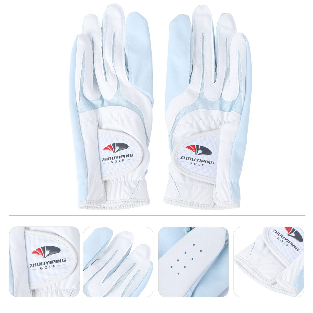 1 Pair Glove Breathable Hand Protection for Players Athletes: Blue