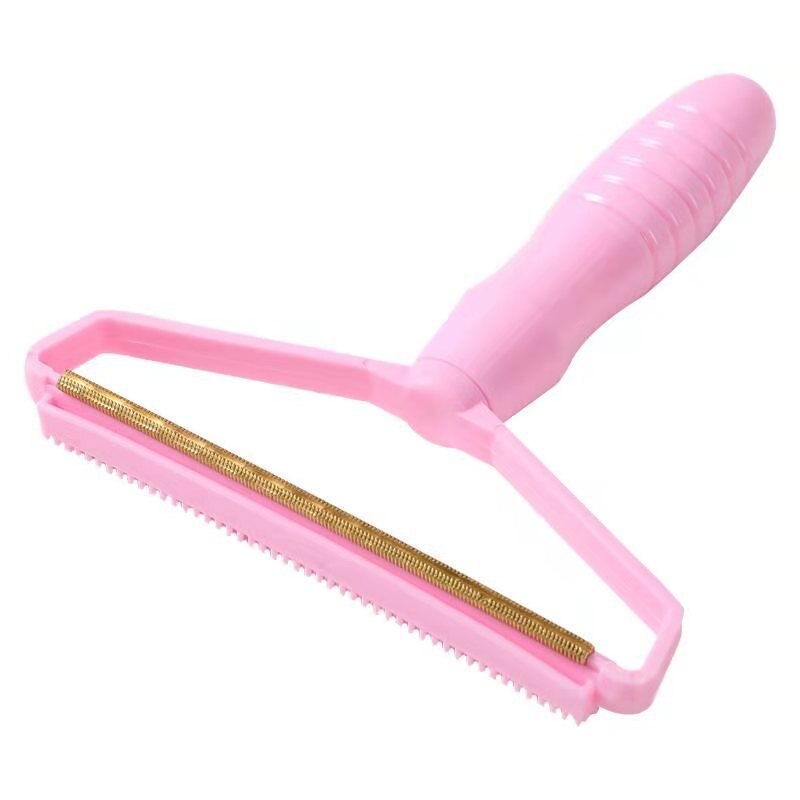 Grattoir à pastilles pour enlever les peluches, 1 pièce, pour vêtements, nettoyage des poils d&#39;animaux, rouleau, manteau, tapis, brosse de rasoir en laine, anti-peluche: Rose