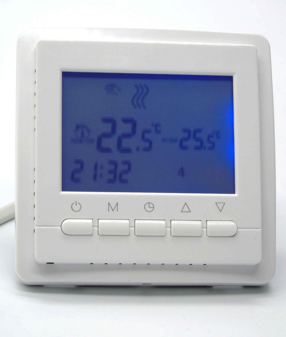 Programmable floor heating manifold EU Thermostat Warm Floor with Dual Sensor