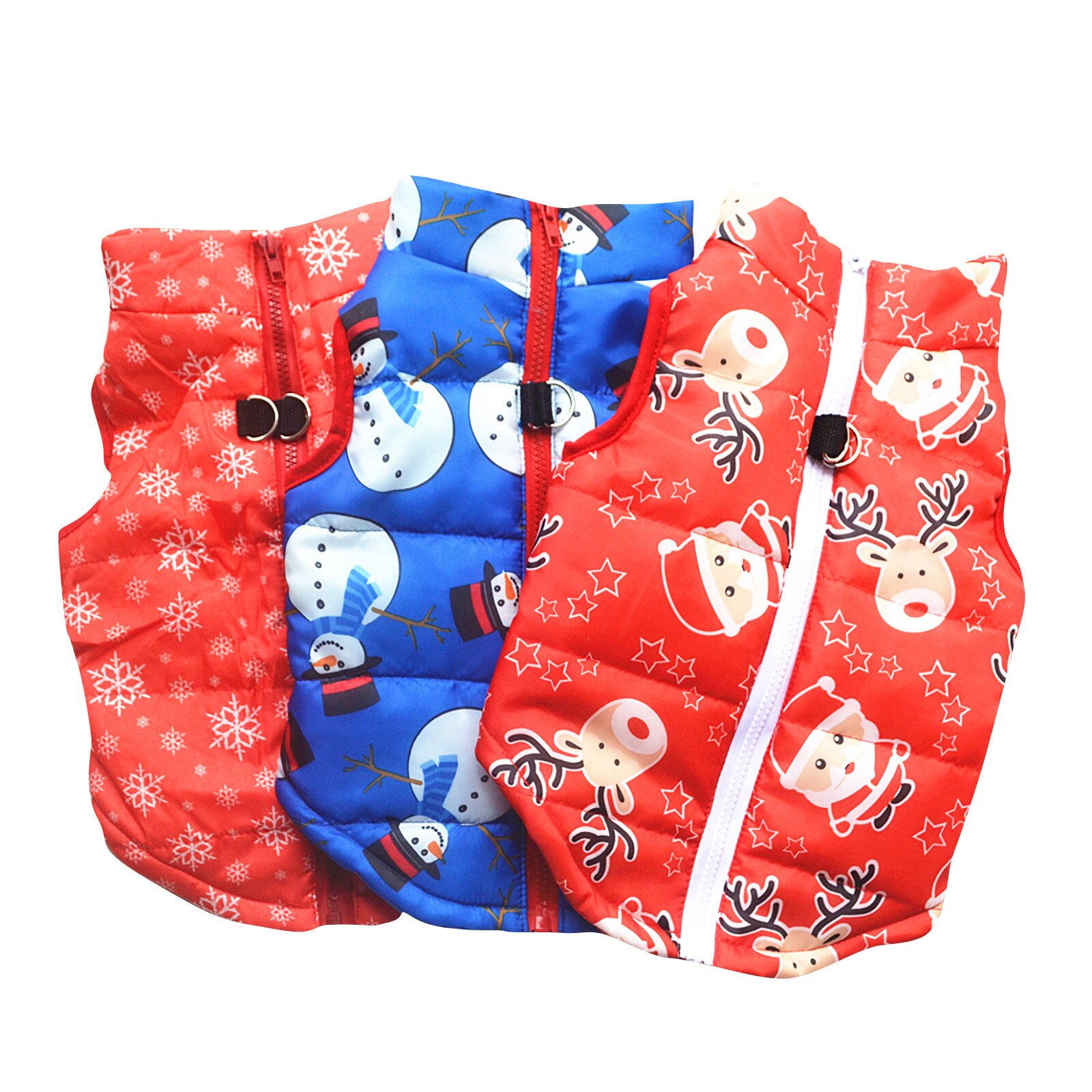 Christmas Clothes Outfit With Plush Rim Christmas Terry Cotton Coat Year Pet Clothing Jacket Christmas Dog Clothes