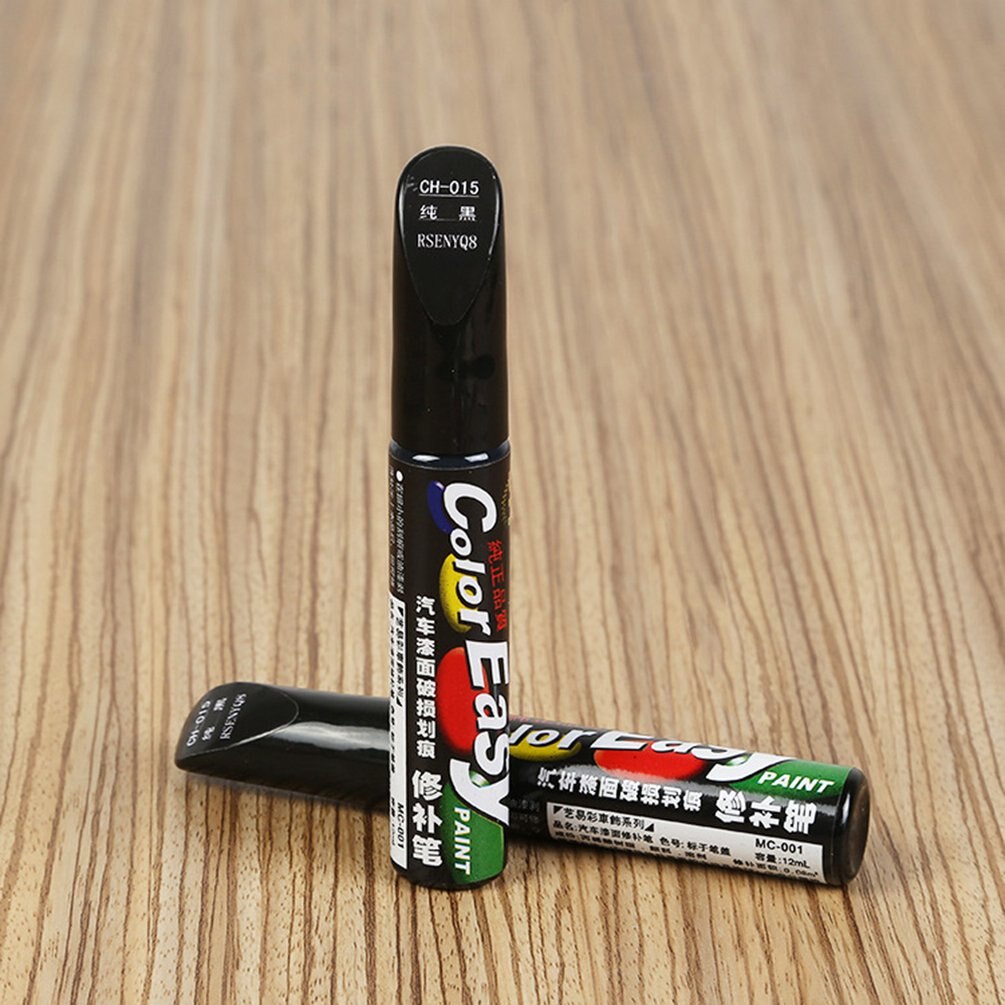 impostato di penne per ritocco auto vernice per auto riparazione di superfici riparazione di graffi vernice bianco grigio nero rosso penna per vernice di colore misto