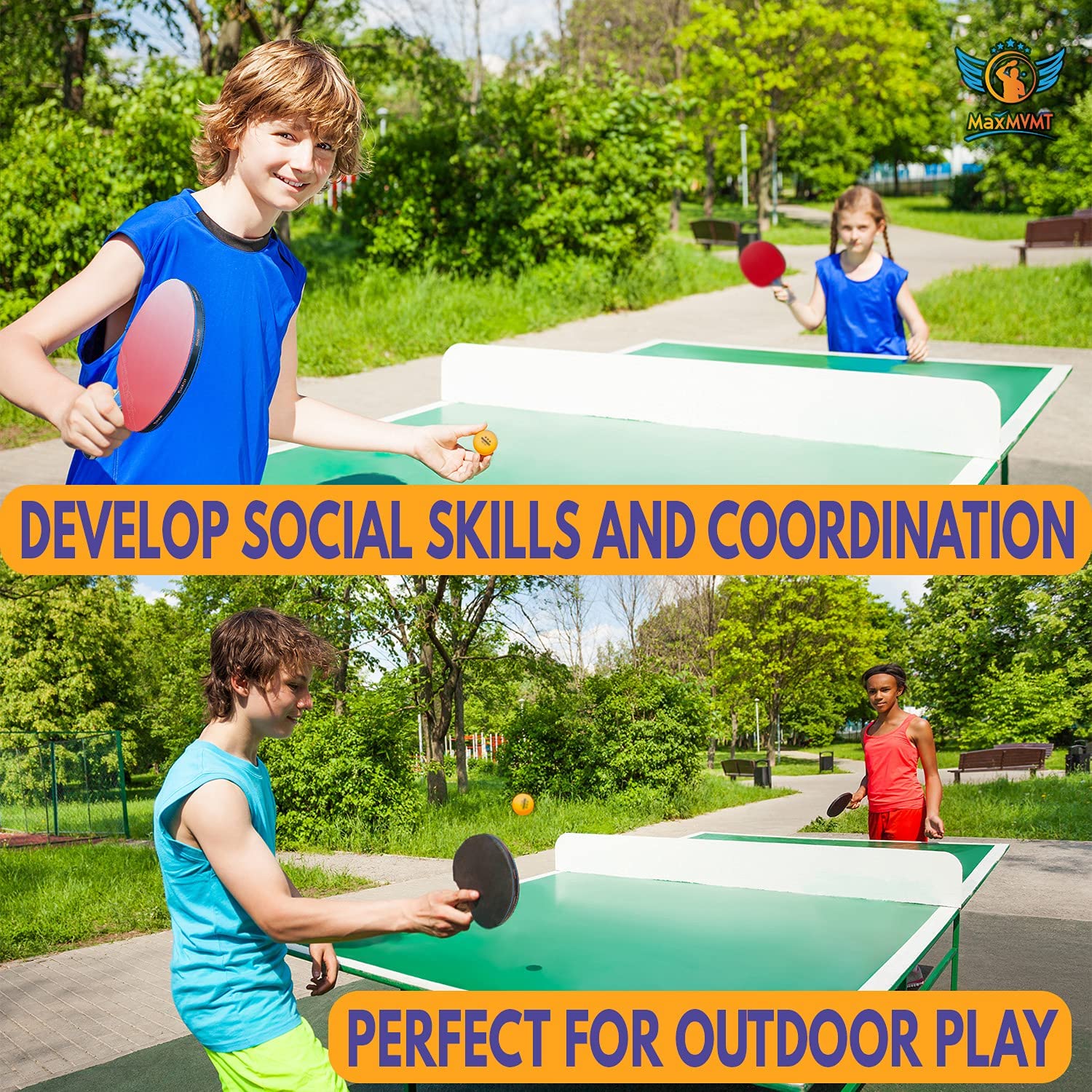 Tennis Table Racket Short Long Handle Carbon Blade Rubber With Double Face Pimples In Ping Pong Rackets With Case