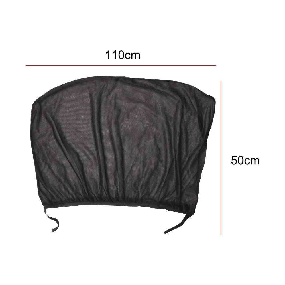 2 stk mesh deksel bil-styling bil vindu deksel solskjerm gardin uv beskyttelse skjold auto side bak vindu solskjerm