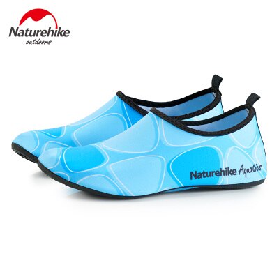 Natureike-chaussettes en peau de pieds nus pour hommes et femmes, chaussures rayées pour la plage, de piscine, de gymnastique, de natation, de plage, de Surf: blue / 37,5