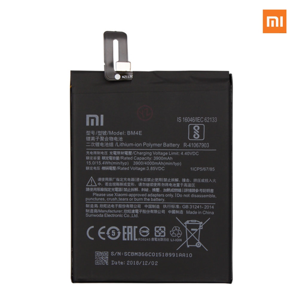 Original größe Ersatz batterie BM4E Für Xiao mi mi Pocophone F1 batterie authentisch Telefon Batterie 4000mAh Werkzeuge