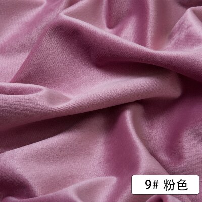 Yksivärinen samettikangas hollantilainen lyhyt pehmoinen kangas käsintehtyihin tee-se-itse-tyynysohvaverhoihin kodinsisustuskankaaseen: 9