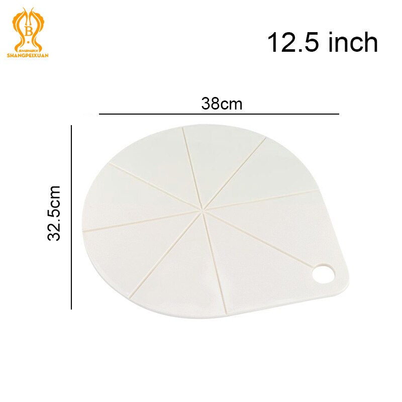 Round Pizza Cut Plate Portion Maker Plastic Pizza Even Divider Cutting Plate for 12 inch Pizza Pizza Baking Tools