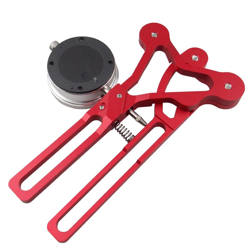 MTB elektroniczny miernik napięcia szprychy cyfrowa skala wskaźnik rowerowy miernik tensjometr szprycha rowerowa napięcie narzędzie czerwony