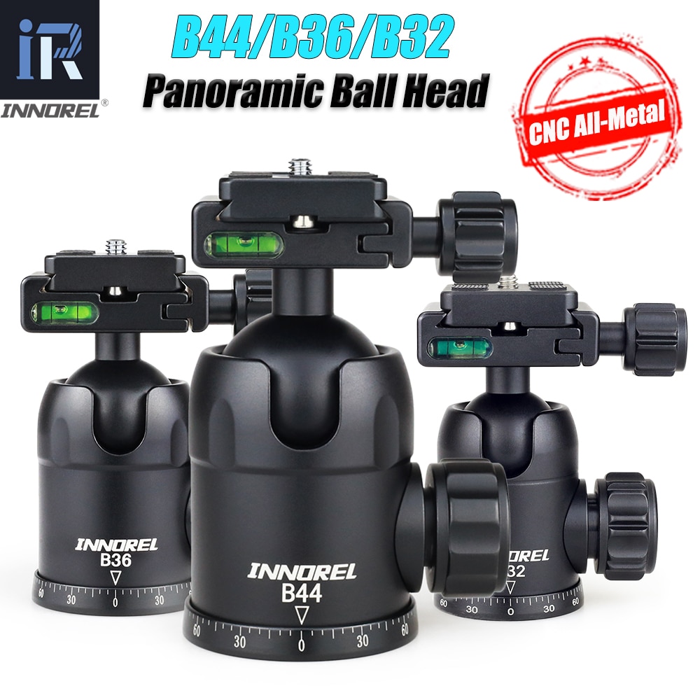 Universal Camera Tripod Ball Head for Photography Panoramic Good Aluminum Ballhead with Arca-Swiss Quick Release Plate