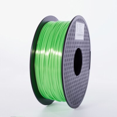 ZONESTAR Overseas Warehouses1KG 1.75mm Silk PLA 3D Printer Filament A Variety Of Colors: Silk Green