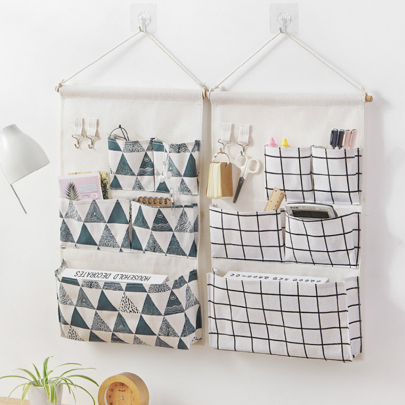 5 Zakken Opknoping Organisatoren Closet Deur Thuis Wall Opknoping Organisator Opbergtas Zakje Houder
