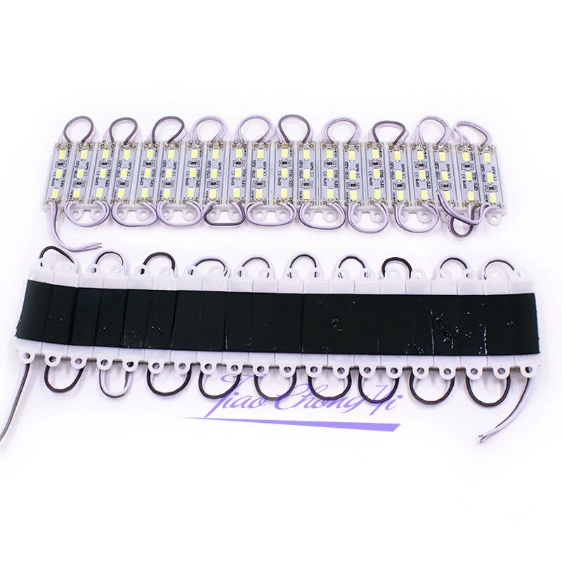 100pcs 5630 3 LED Modules White / warm white Mini Type Module Waterproof IP65 DC12V Free Ultra Bright