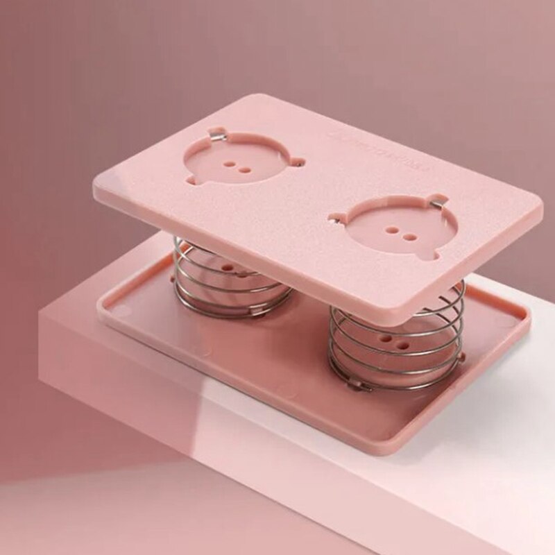 Frühling Schublade Boden Halterung Automatische Hebe Gewebe Kasten Innere Unterstützung Auto Wohnzimmer Familie Schlafzimmer Wc Papier Schublade: Rosa