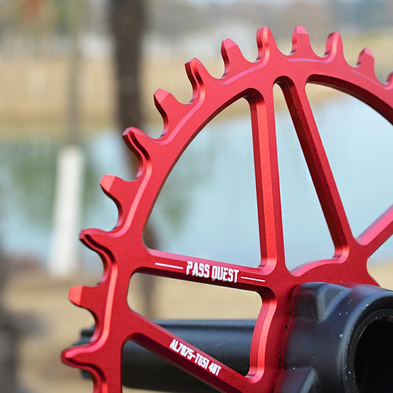 Pass quest offset 0mm gxp oval smal bred kedjekrans vevsats för sram  xx1 x01 mtb mountainbike kedja hjul cykel gear 30-42t