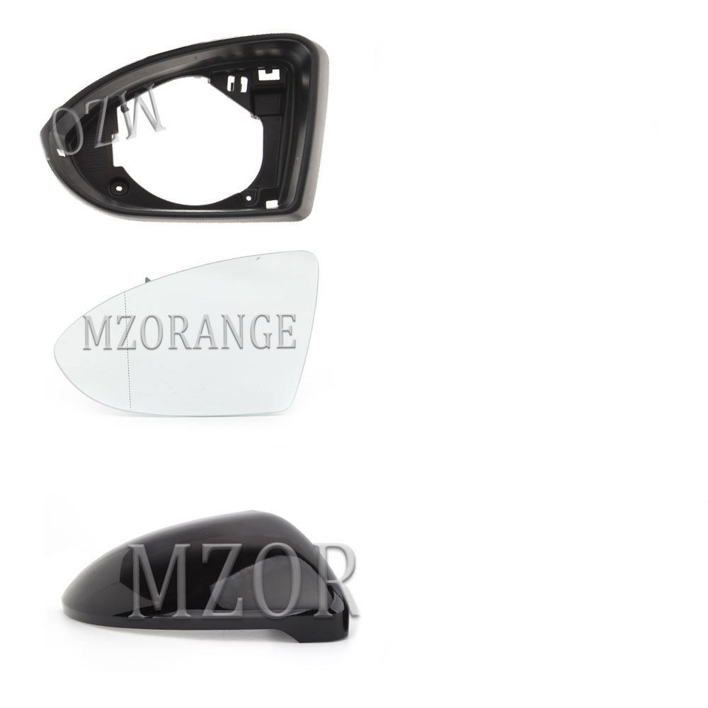 Couvercle de rétroviseur chauffant en verre, pour VW Golf 7 MK7 –: L