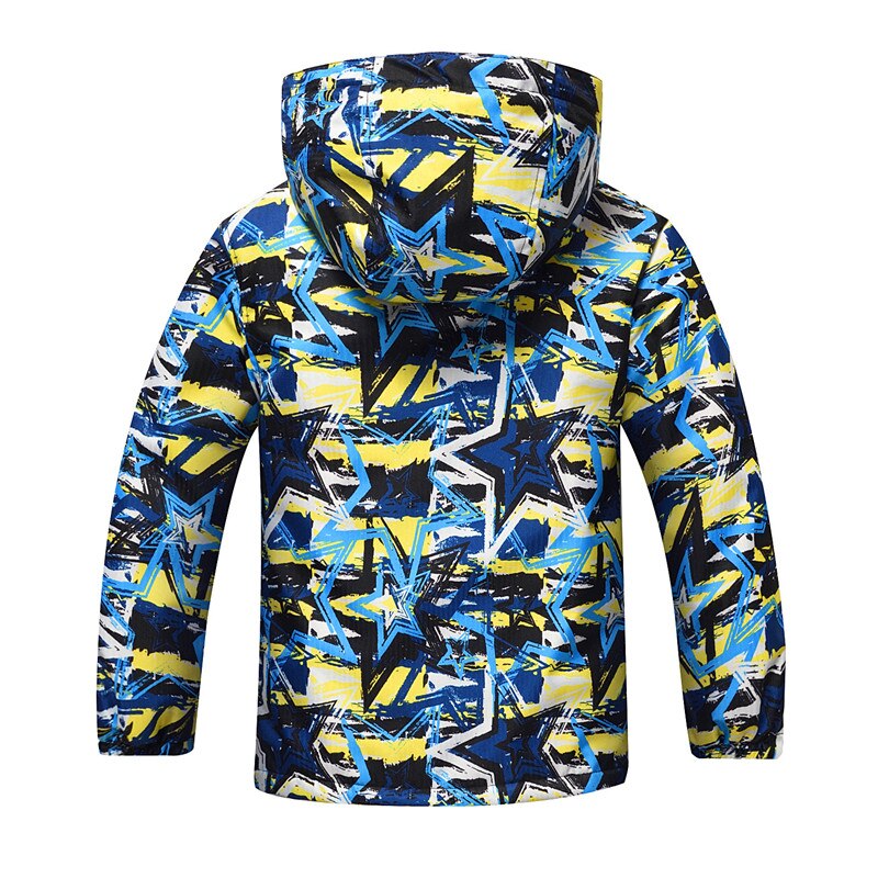 Ulkoilu fleece paksuus täyshihainen hupullinen lämpövaatteet poikien takki retkeily tuulenpitävä lämmin lasten hiihtotakit