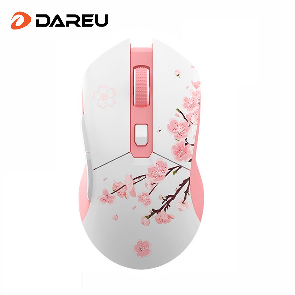 DAREU Podwójna mysz dla graczy RGB 2.4G Bezprzewodowa przewodowa mysz do gier Wbudowana bateria ładująca 930 mAh z zestawem makro do laptopa PC