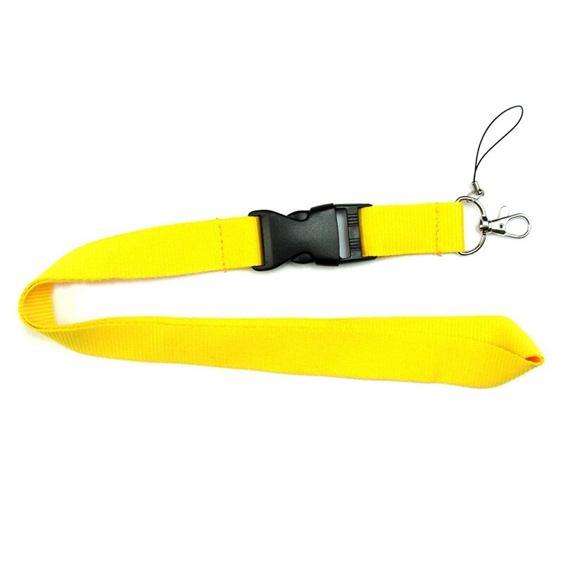 Voor Telefoon Neck Strap Sleutels Opknoping Kleurrijke Lege Telefoon Lanyard Touw Badge Houders Lanyard Sleutelhangers Touw: Yellow